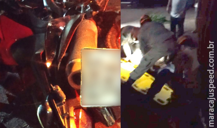 Colisão entre carro e moto deixa homem gravemente ferido em Corumbá Colisão entre carro e moto deixa homem gravemente ferido em Corumbá
