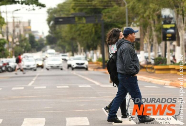 Coloca o casaco: Inmet alerta para declínio de temperatura em Dourados e região