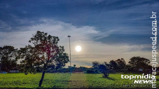 Combinação de calor e umidade geram possibilidade de chuvas em MS Combinação de calor e umidade geram possibilidade de chuvas em MS