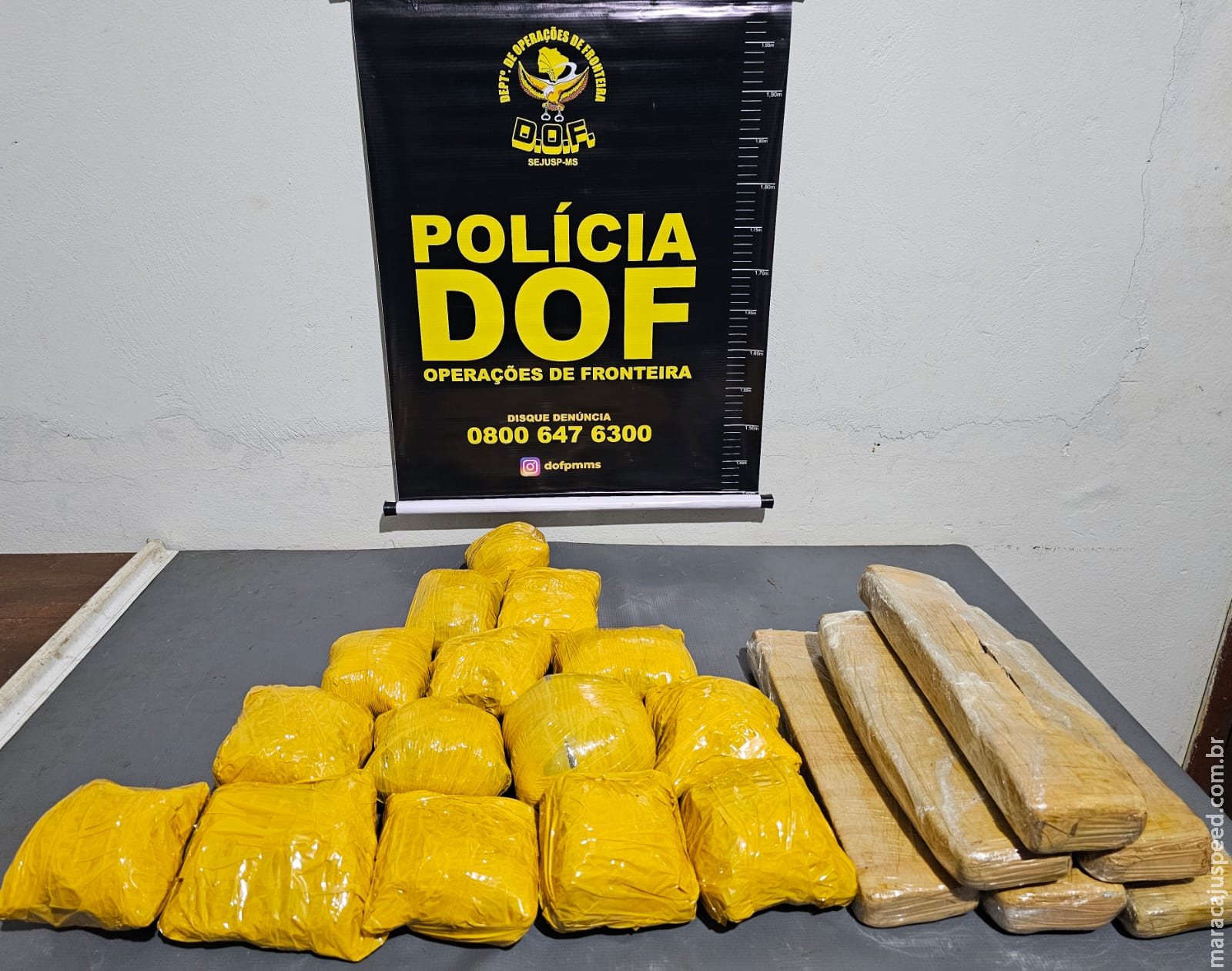 DOF apreende adolescente em Ponta Porã que levaria droga para Minas Gerais