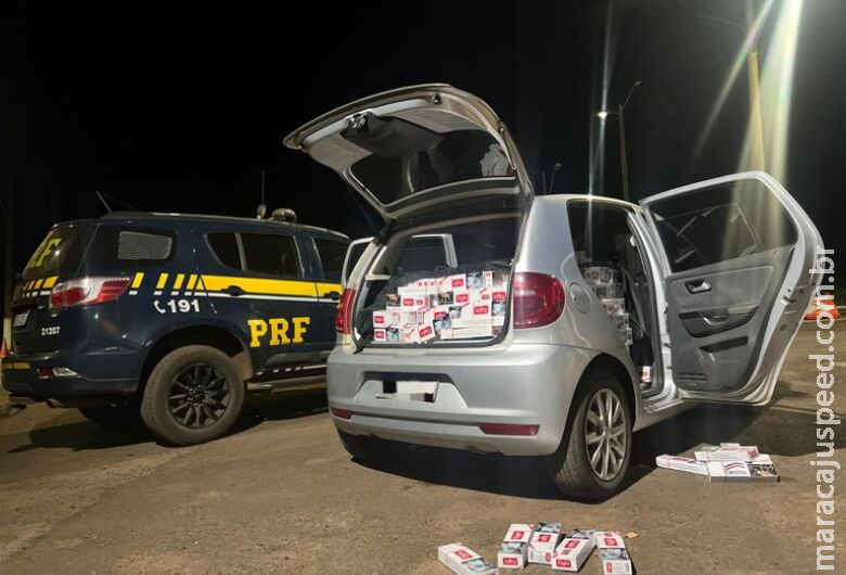 Dupla é presa com contrabando que pretendia revender em São Paulo Dupla é presa com contrabando que pretendia revender em São Paulo