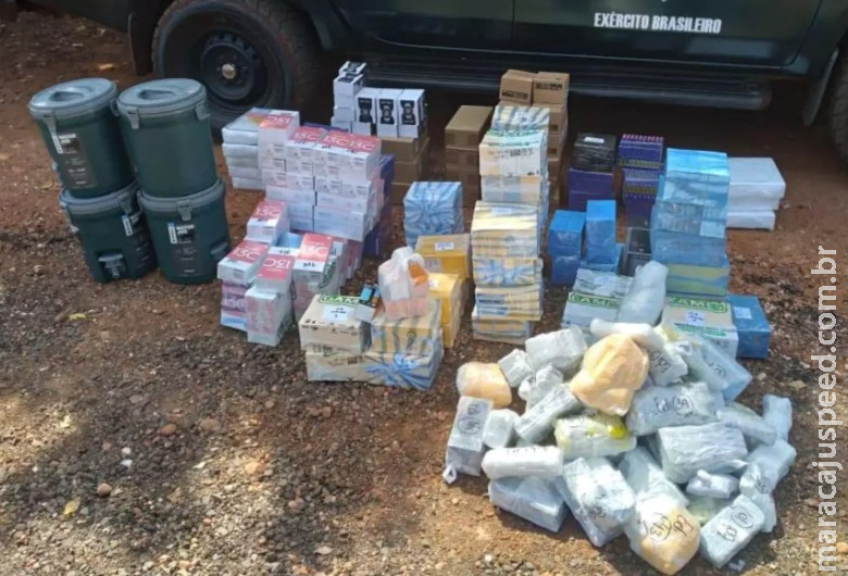 Exército apreende mais de R$ 500 mil em anabolizantes contrabandeados do Paraguai Exército apreende mais de R$ 500 mil em anabolizantes contrabandeados do Paraguai