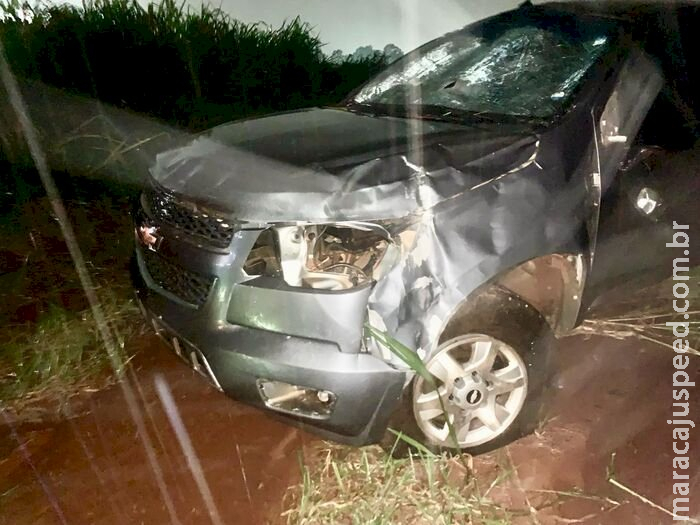 Família escapa da morte após capotamento na BR-262, em Três Lagoas Família escapa da morte após capotamento na BR-262, em Três Lagoas