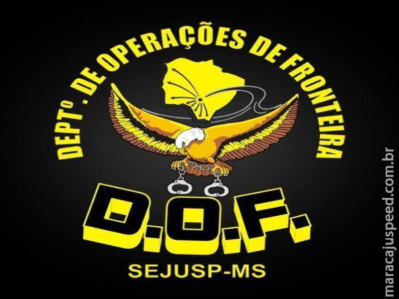 Foragido da Justiça de Goiás é preso pelo DOF em Maracaju Foragido da Justiça de Goiás é preso pelo DOF em Maracaju