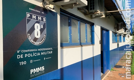 Homem com mandado de prisão em aberto detido ao tentar prestar serviço no pelotão da PM de Sidrolândia