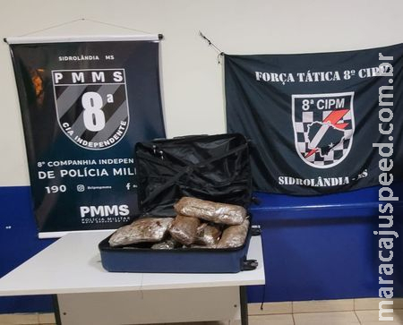 Homem de 26 anos é preso com mais de 5 quilos de Skank em ônibus da Cruzeiro do Sul