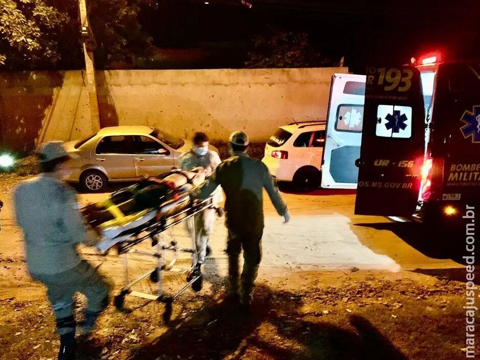 Homem é baleado por atiradores em caminhonetes Três Lagoas Homem é baleado por atiradores em caminhonetes Três Lagoas