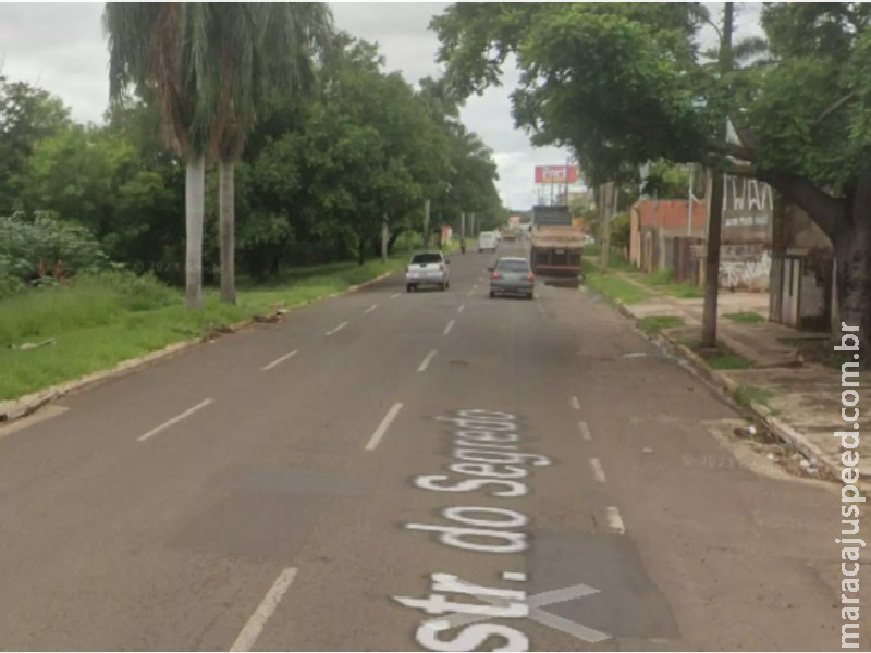 Homem é socorrido após atentado e acidente em Campo Grande Homem é socorrido após atentado e acidente em Campo Grande