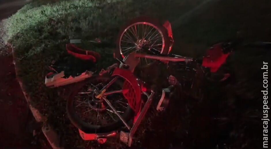Homem em bike elétrica fica ferido após ser atingido por carro em Nova Alvorada do Sul Homem em bike elétrica fica ferido após ser atingido por carro em Nova Alvorada do Sul