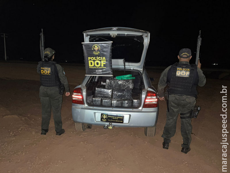 Homem que seguia para Campo Grande com mais de 600 quilos de maconha é preso pelo DOF na região de Maracaju