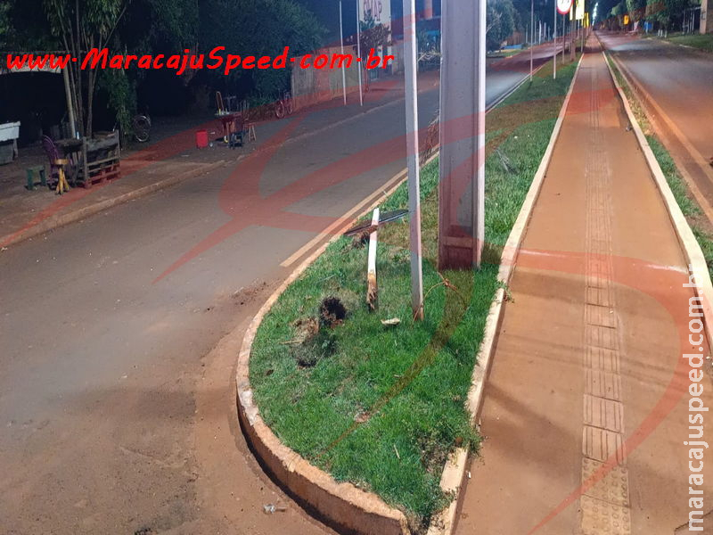 Maracaju: Militares da PMRv Distrito Vista Alegre prendem homem por danificar e destruir placas se sinalização