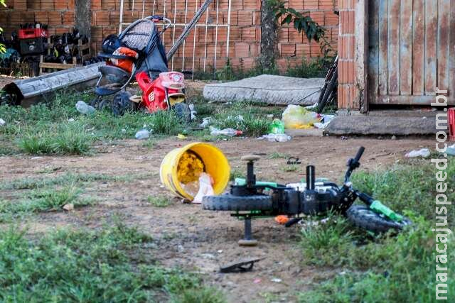 Motociclista mata criança de 3 anos atropelada e foge Motociclista mata criança de 3 anos atropelada e foge