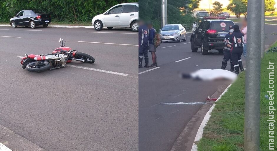 Motociclista morre em acidente na Avenida Lúdio Martins Coelho