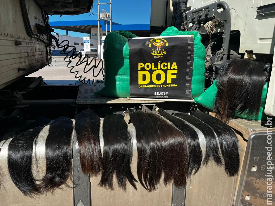 Motorista é preso com 115 kg de cabelo humano a caminho de São Paulo Motorista é preso com 115 kg de cabelo humano a caminho de São Paulo