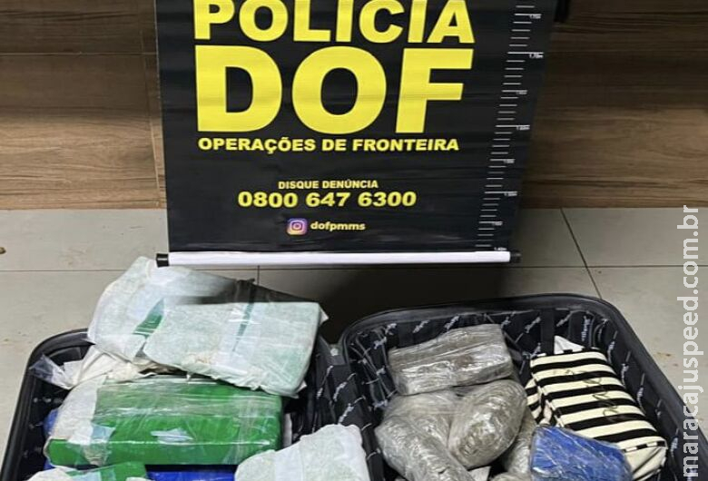 Mulher é presa após pegar táxi para transportar maconha e 