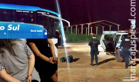 Mulheres são presas com drogas escondidas nas vestes dentro de ônibus da Cruzeiro do Sul em Sidrolândia Mulheres são presas com drogas escondidas nas vestes dentro de ônibus da Cruzeiro do Sul em Sidrolândia