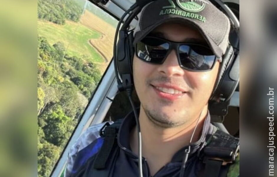 Piloto morre preso aos destroços após queda de avião agrícola no MT