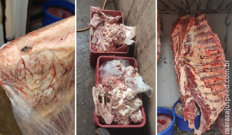 Polícia apreende 850 quilos de carne imprópria para consumo em Bataguassu Polícia apreende 850 quilos de carne imprópria para consumo em Bataguassu