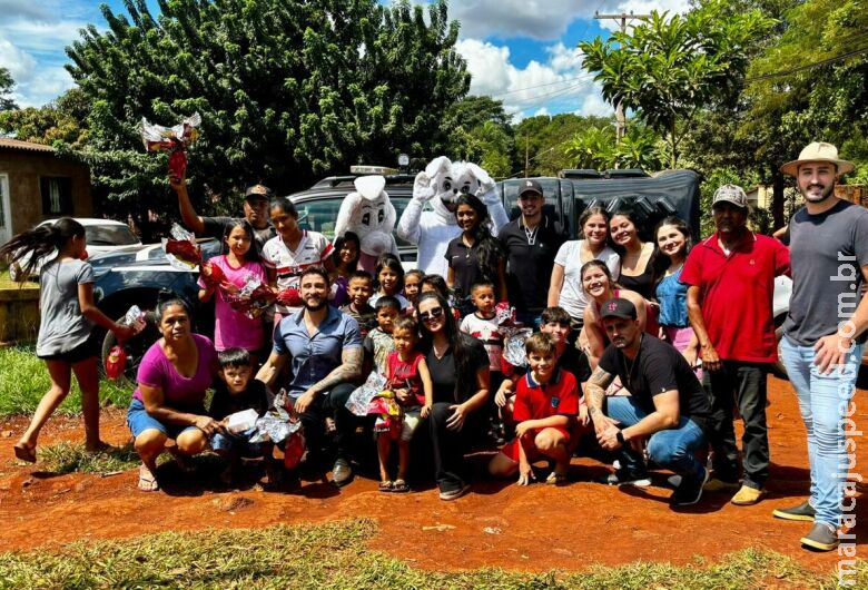 Polícia Civil realiza ação social "Páscoa para todos" em Dourados Polícia Civil realiza ação social "Páscoa para todos" em Dourados