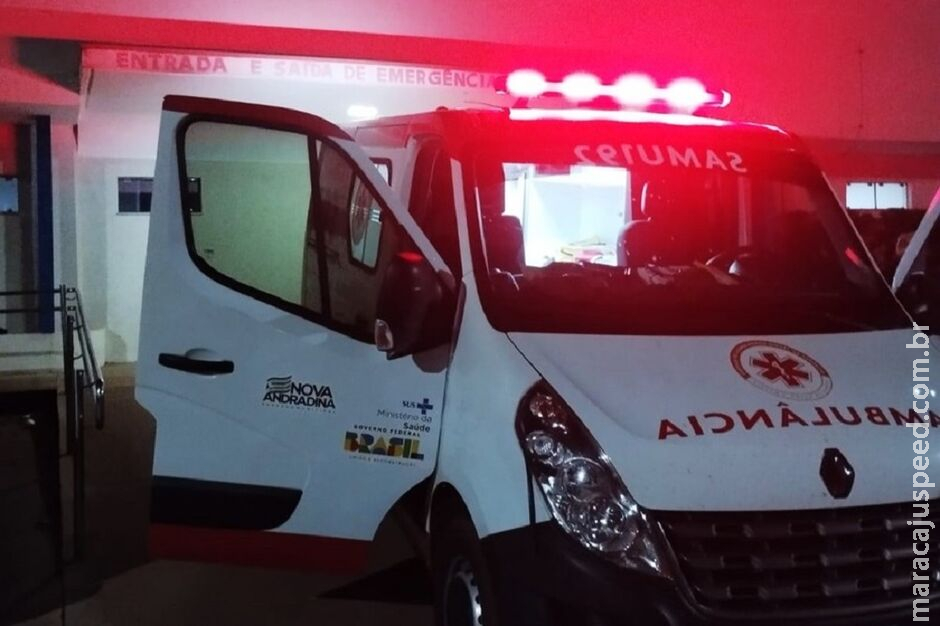 Trabalhador é socorrido às pressas após receber descarga elétrica em Nova Andradina Trabalhador é socorrido às pressas após receber descarga elétrica em Nova Andradina