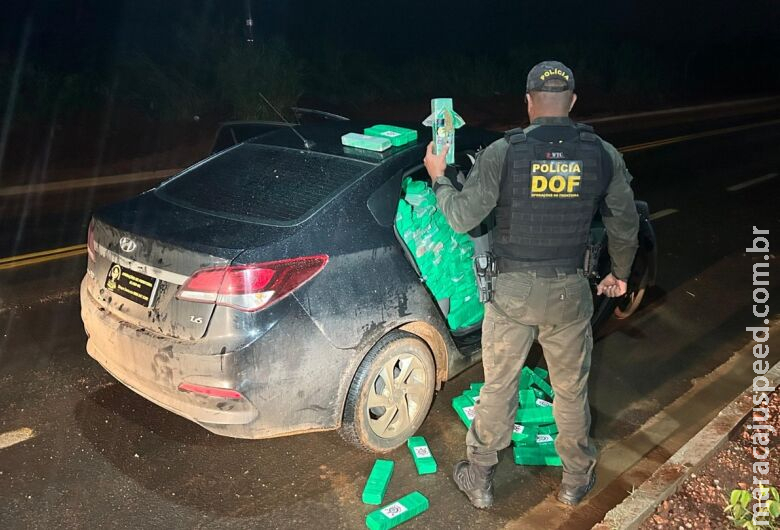 Traficante que seguia com quase 800 kg de maconha para capital é preso