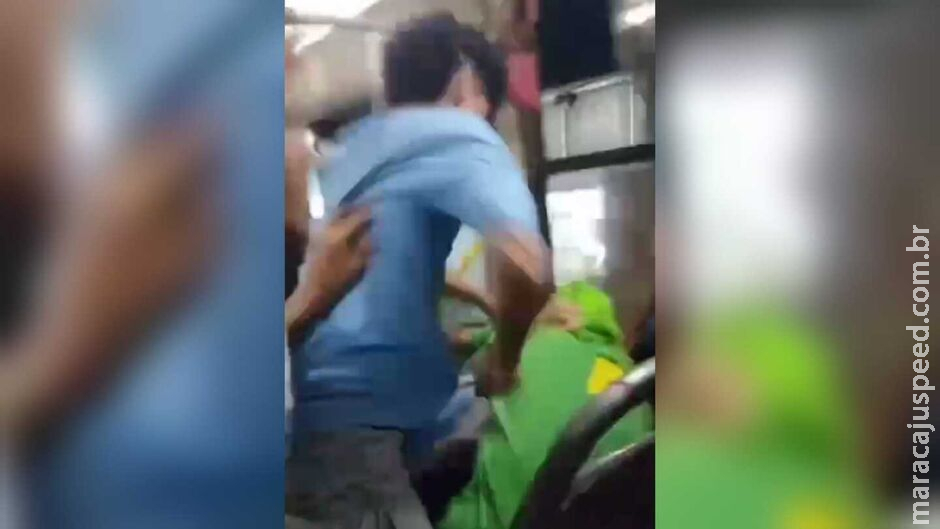 Agetran analisa filmagens de ônibus onde adolescentes foram agredidos Agetran analisa filmagens de ônibus onde adolescentes foram agredidos