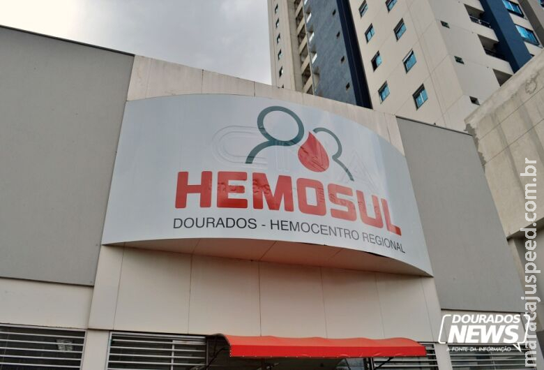 Com estoque baixo, Hemocentro convoca doadores O+ e O- em Dourados Com estoque baixo, Hemocentro convoca doadores O+ e O- em Dourados