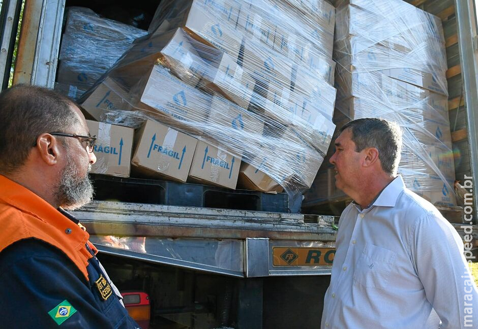 Governo de MS reforça apoio ao Rio Grande do Sul com envio de água e mais equipes de resgate