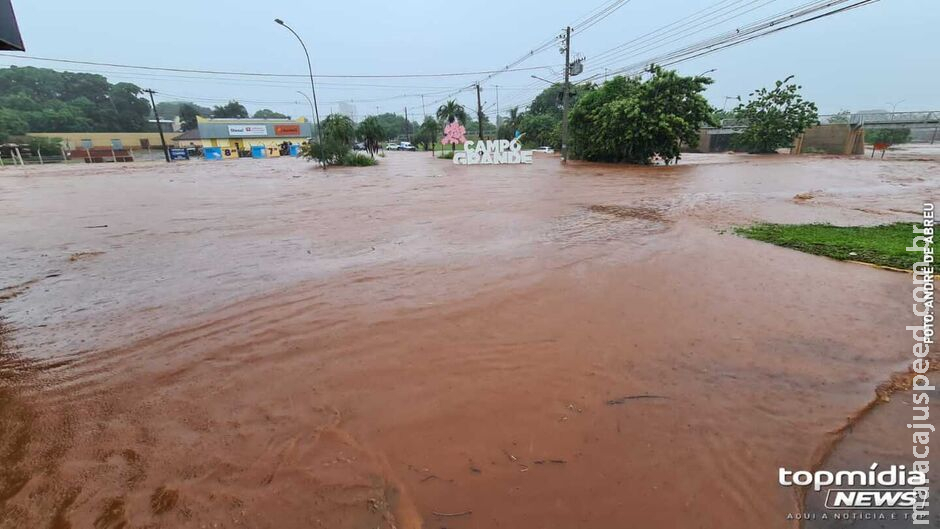 Governo Federal aponta 29 cidades de MS sob risco de desastres naturais Governo Federal aponta 29 cidades de MS sob risco de desastres naturais
