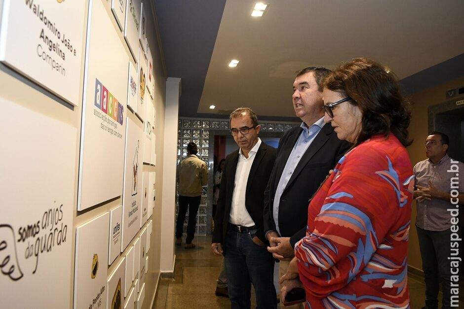 Governo Riedel inaugura reforma da Oncologia Infantil no HR com AACC-MS Governo Riedel inaugura reforma da Oncologia Infantil no HR com AACC-MS