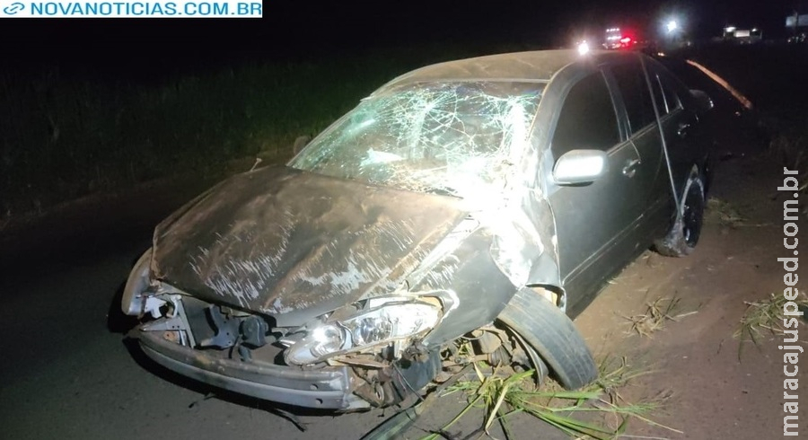 Homem alcoolizado é preso após se envolver em acidente em Nova Andradina Homem alcoolizado é preso após se envolver em acidente em Nova Andradina