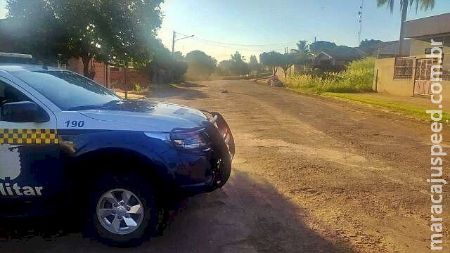 Homem é assassinado a facadas após dar tapas no rosto de desafeto em Sidrolândia