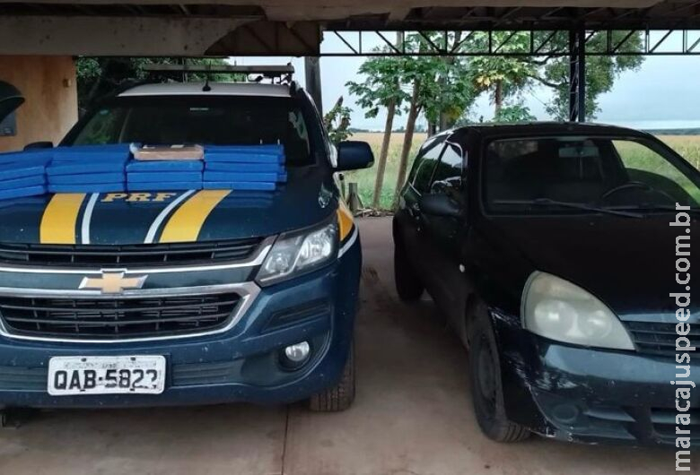 Homem é preso com 35kg de maconha em fundo falso de veículo Homem é preso com 35kg de maconha em fundo falso de veículo