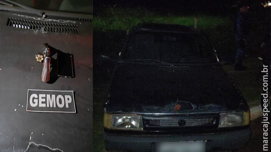 Ladrão com veículo roubado atira contra guardas e foge pelo mato em Campo Grande Ladrão com veículo roubado atira contra guardas e foge pelo mato em Campo Grande