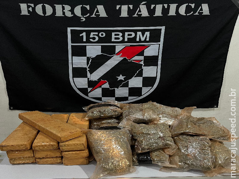 Maracaju: Força Tática prende dois homens em flagrante pelo o crime de tráfico de drogas