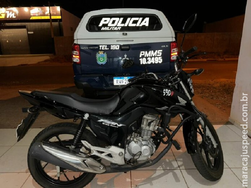 Motociclista é preso após ser flagrado Motociclista é preso após ser flagrado