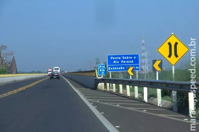 Obras de restauração da BR-262 em MS vão custar R$ 142,7 milhões Obras de restauração da BR-262 em MS vão custar R$ 142,7 milhões