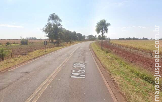 Pedestre morre atropelado por caminhonete na MS-386, em Ponta Porã Pedestre morre atropelado por caminhonete na MS-386, em Ponta Porã