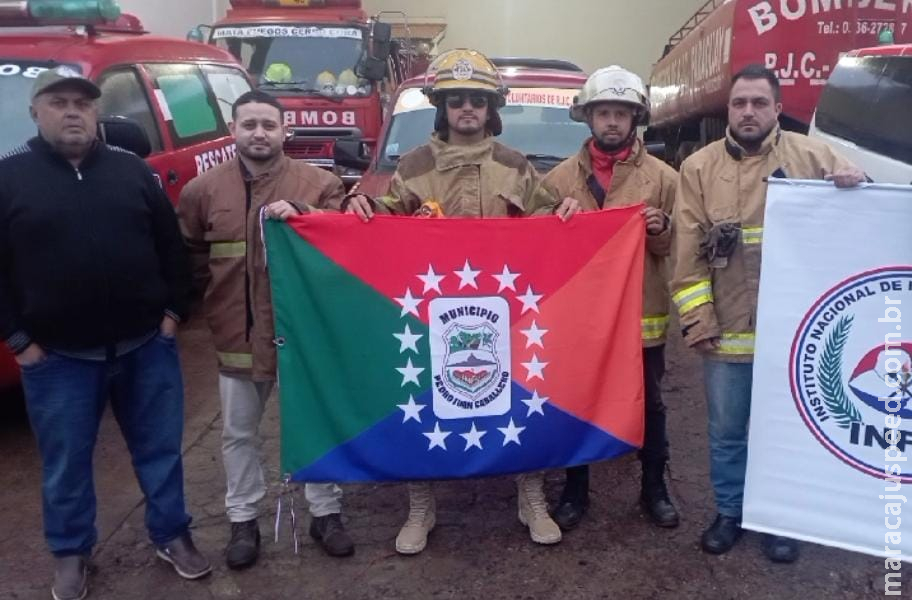 Pedro Juan Caballero envia bombeiros em missão de resgate para o Rio Grande do Sul Pedro Juan Caballero envia bombeiros em missão de resgate para o Rio Grande do Sul