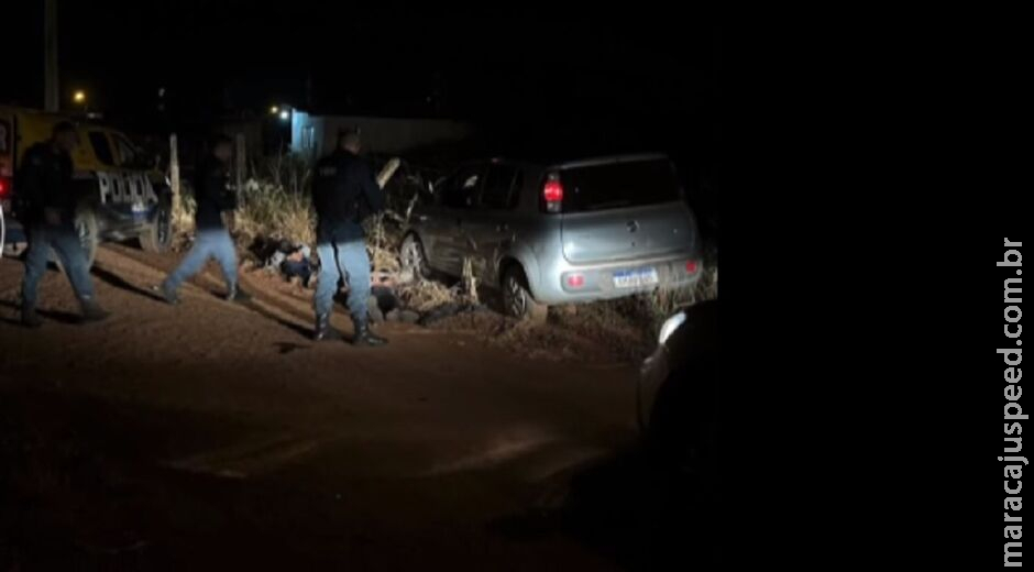 Perseguição policial termina em tiroteio e homem preso em Sidrolândia Perseguição policial termina em tiroteio e homem preso em Sidrolândia