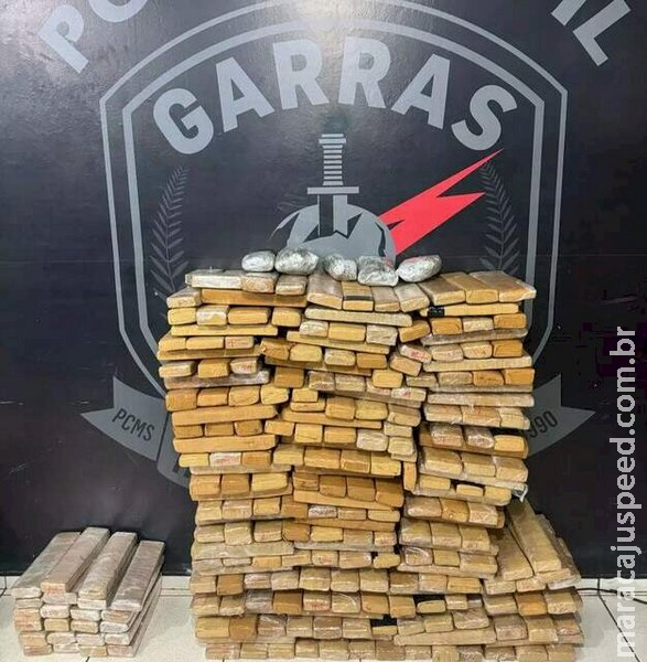 Polícia apreende 50 munições e 300 kg de droga, em Campo Grande Polícia apreende 50 munições e 300 kg de droga, em Campo Grande