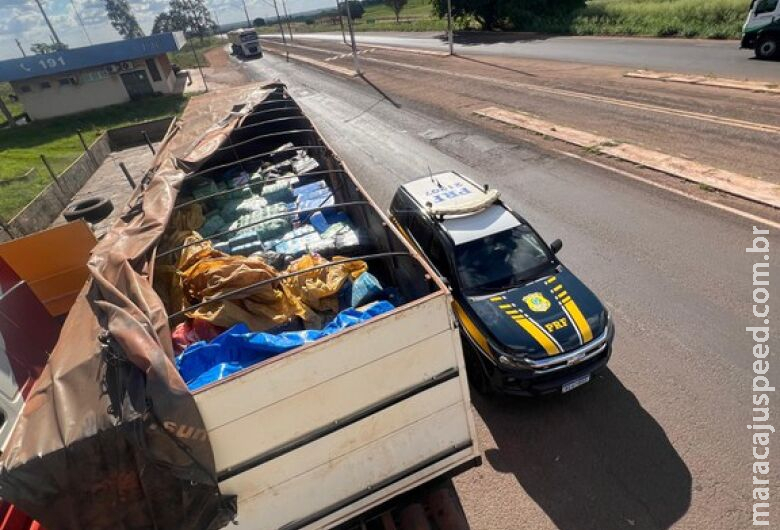 Polícia apreende 9,4 toneladas de maconha em Nova Andradina Polícia apreende 9,4 toneladas de maconha em Nova Andradina