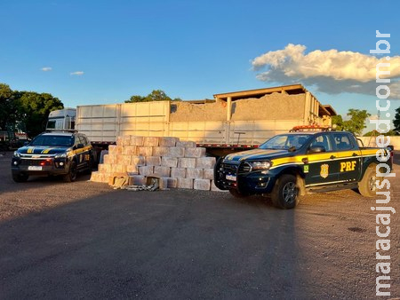 PRF apreende 1400 kg de maconha em Três Lagoas (MS)