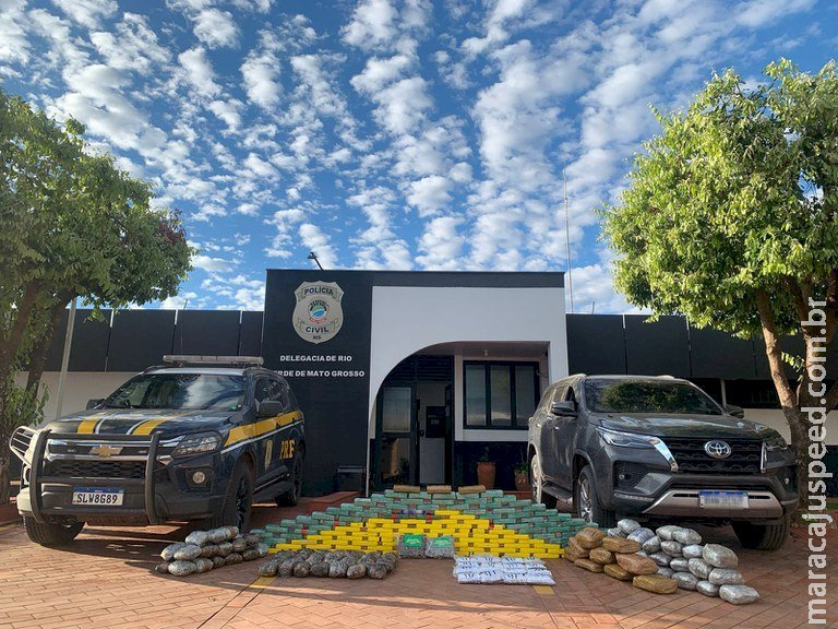 PRF apreende pasta base de cocaína, cocaína e skunk, em Rio Verde PRF apreende pasta base de cocaína, cocaína e skunk, em Rio Verde