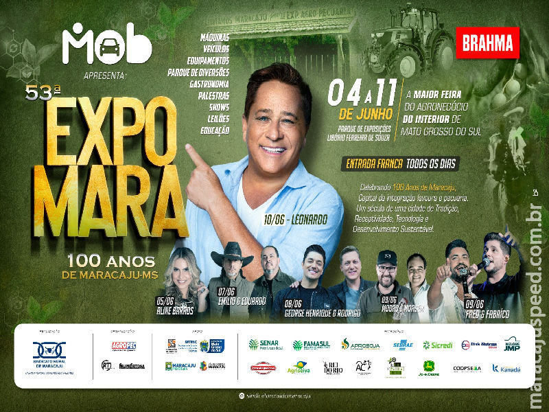 Sindicato Rural de Maracaju lança oficialmente a 53ª Expomara, de 04 a 11 de junho