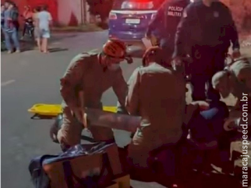 Acidente entre moto e carro deixa policial ferido Acidente entre moto e carro deixa policial ferido