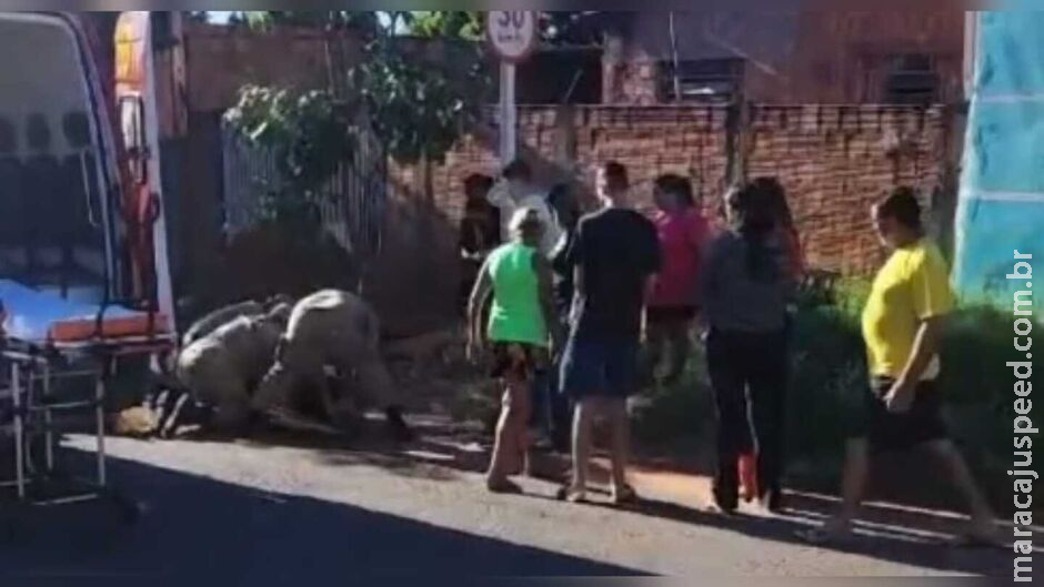 Atropelamento duplo deixa ao menos 4 pessoas feridas no Jardim Colúmbia Atropelamento duplo deixa ao menos 4 pessoas feridas no Jardim Colúmbia