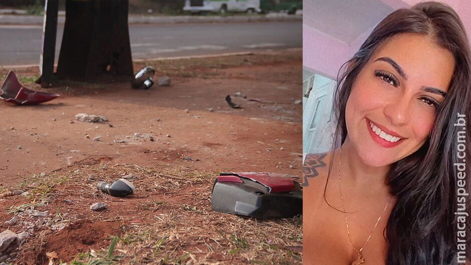 Capacete de jovem morta em acidente saiu da cabeça no momento da queda Capacete de jovem morta em acidente saiu da cabeça no momento da queda