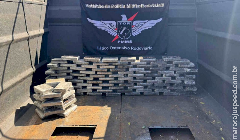 Carreta carregada cocaína avaliada em R$ 15 milhões é aprendida na MS-379 Carreta carregada cocaína avaliada em R$ 15 milhões é aprendida na MS-379