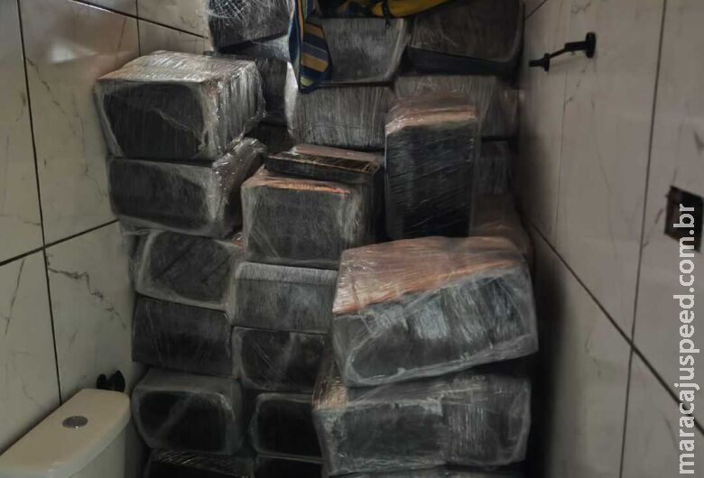 Com banheiro lotado de drogas e carro adulterado no quintal, casal é preso enquanto dormia